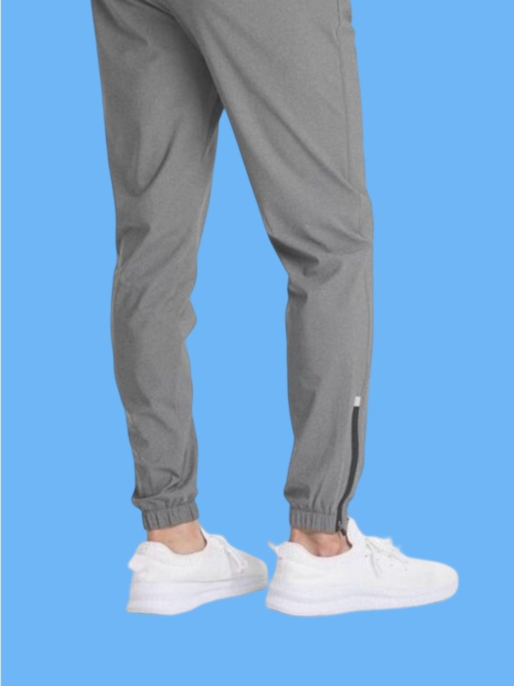 all in motion Gray Men's Jogger Pants with Ankle Zips